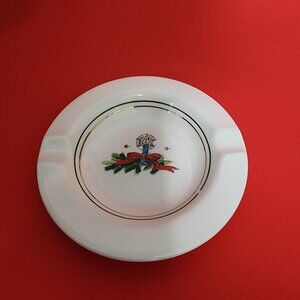Vtg Salem Christmas Eve Ashtray 5 in Candle Viktor Schreckengost Holiday Decor